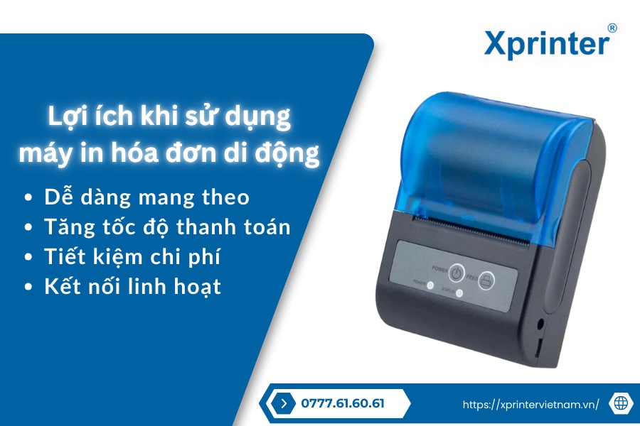 Máy in hóa đơn di động