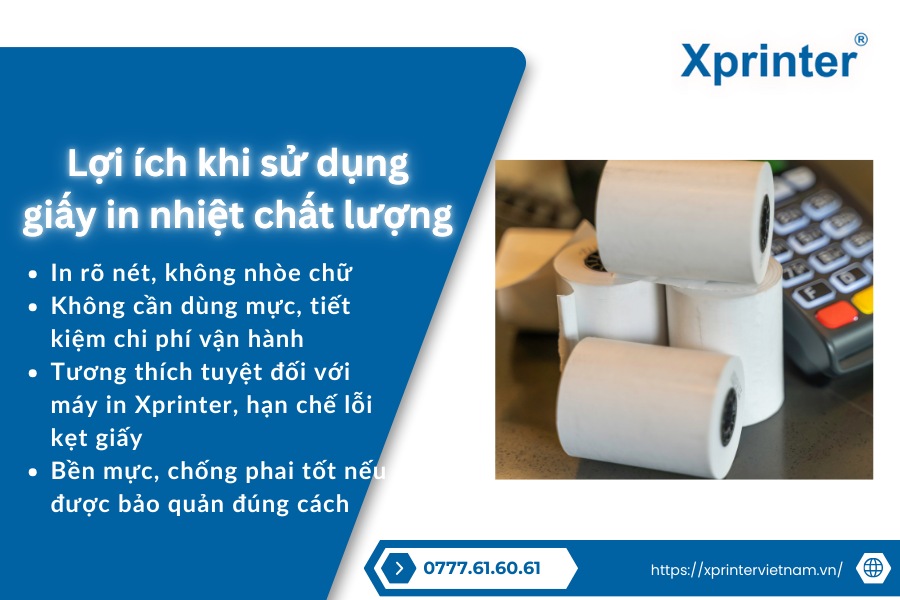 Giấy in nhiệt Xprinter