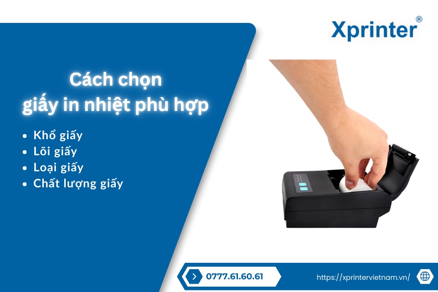 Giấy in nhiệt Xprinter
