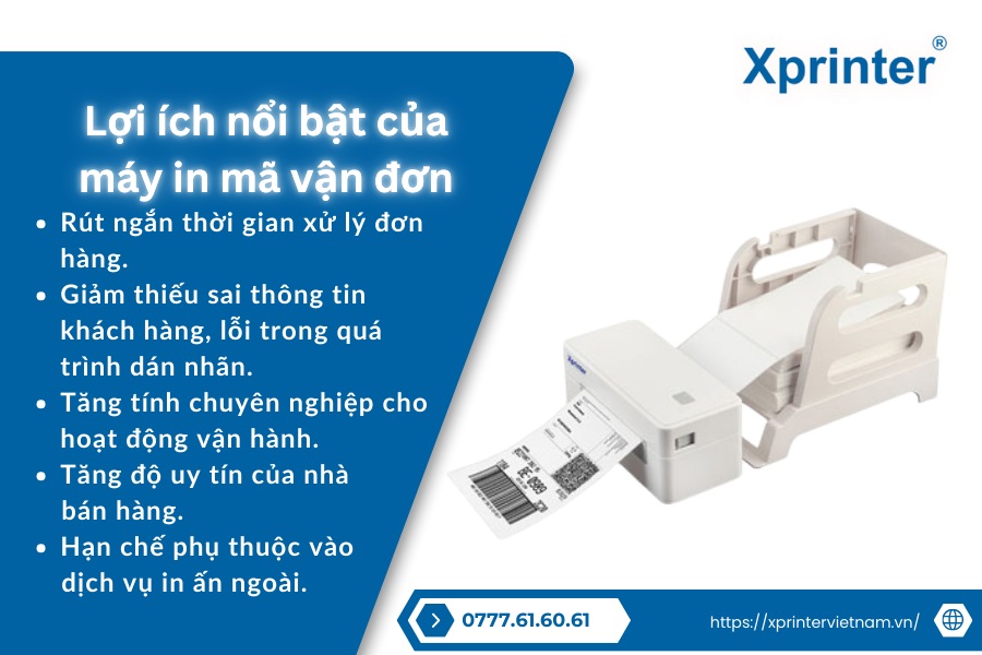 máy in mã vận đơn