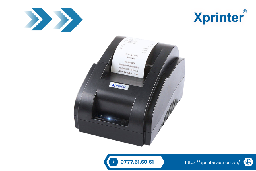 Máy in hóa đơn Bluetooth XPrinter XP-58IIH