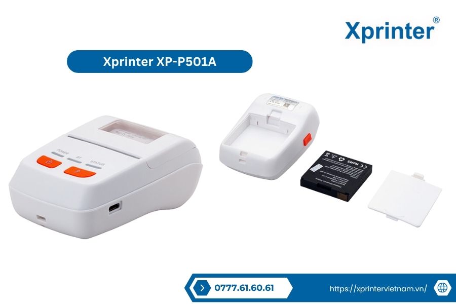 Máy In Hóa Đơn Cầm Tay Xprinter XP-P501A
